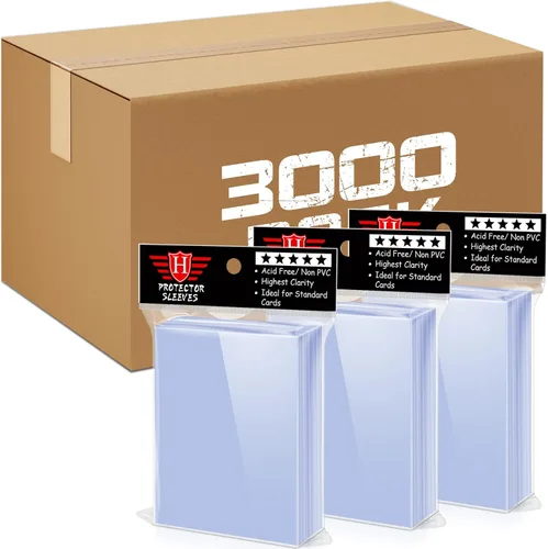 Vista 13 de 100 fundas transparentes para tarjetas intercambiables, fundas de plástico suave para tarjetas de béisbol, tarjetas deportivas, tarjetas de juego