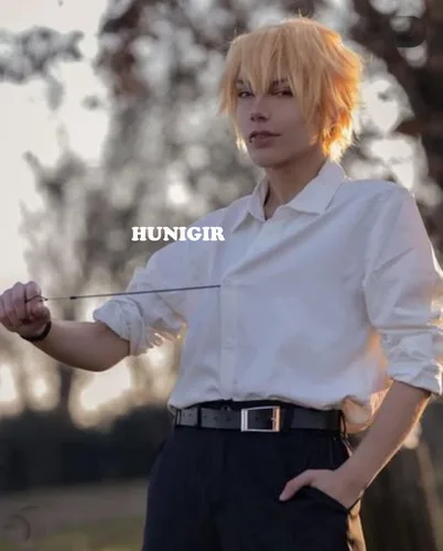 Vista 6 de HUNIGIR Denji - Collar de cosplay de Halloween, accesorios de cosplay de anime, 2 collares + 1 broche