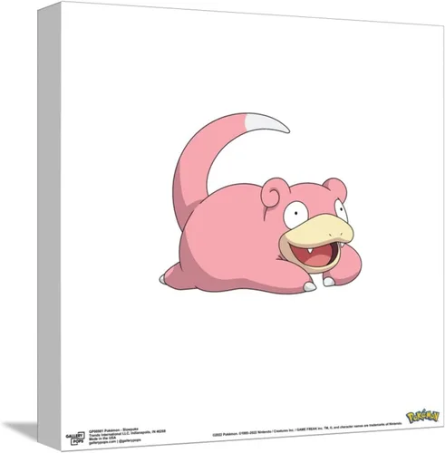 Vista 10 de Trends International Gallery Pops Pokemon - Póster de pared de Slowpoke, 12 x 12 pulgadas, versión enmarcada en negro Versión con marco negro