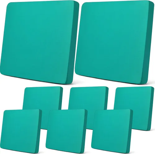 Vista 14 de Newwiee Funda de cojín, para cojín de asiento de sofá o sillón, 8 unidades, elástica, para sofá, muebles de patio y exteriores, de repuesto, suave
