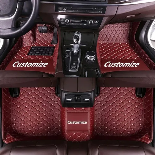 Vista 39 de Tapetes de piso de automóvil para 98 % de los sedán, SUV, MPV, automóvil, deportivo, cobertura completa, lindo, para hombres y mujeres, almohadillas
