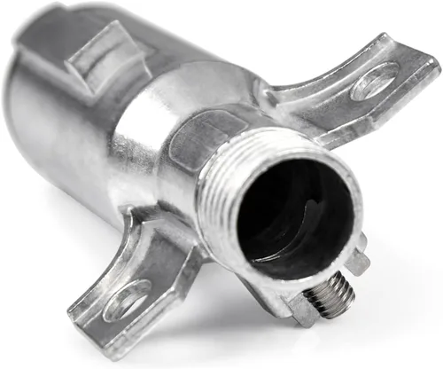 Vista 4 de Conector de remolque redondo de 7 pines para servicio pesado, enchufe de remolque de 7 vías, enchufe para semirremolque