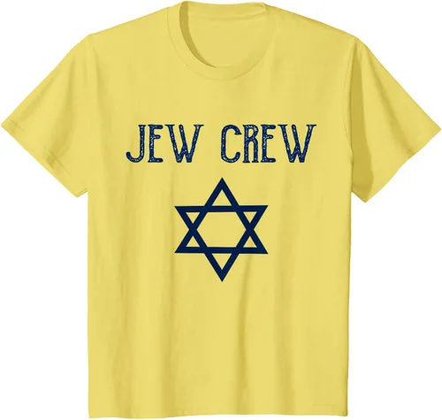 Vista 56 de Camiseta Jew Crew Jewish Star, gris, S