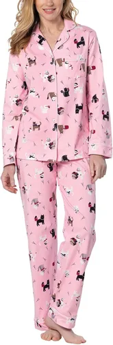 Vista 41 de PajamaGram - Pijamas de invierno para mujer - Pijamas de franela para mujer