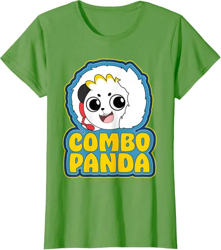 Vista 4 de Ryan's World Arctic Adventures Combo Panda Camiseta, Azul / Patchwork, S Azul Marino