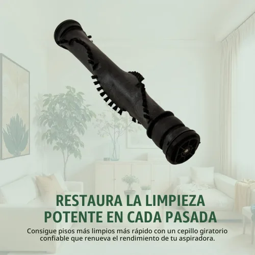 Vista 5 de Rollo de cepillo de repuesto para aspiradoras verticales compactas Bissell CleanView para Series 2112 3508 2690 1520 4362 OEM # 1606837