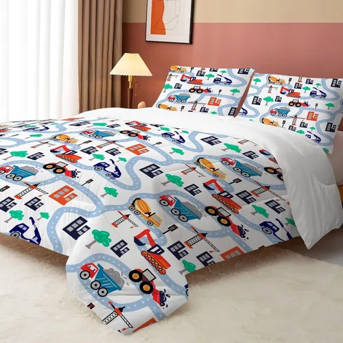 Vista 18 de Green Abstract Comforter Set Twin,Modern Grunge Bedding for Kids Boy Abstract 16