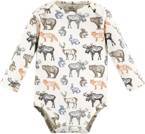 Vista 4 de Touched by Nature unisex-baby Organic Cotton Long-sleeve Bodysuits