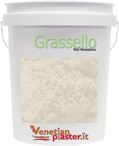 Vista 38 de Grassello Auténtico Yeso veneciano Yeso pulido brillante Hecho en Italia a partir de lima y mármol Colores claros (5) Color: BMAF310 Sutil