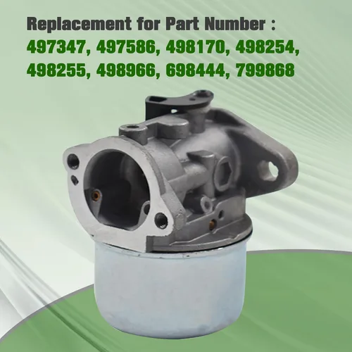 Vista 3 de ALL-CARB 799868 799872 Carburador con junta y junta tórica de repuesto para modelos 498170 497586 497314 698444 498254 497347 Reemplaza 790821 498255