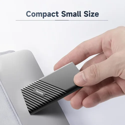 Vista 7 de fanxiang SSD externo portátil de 500 GB, hasta 2000 MB/s, unidad externa de estado sólido USB C, disco duro externo, USB 3.2 Gen2*2 Type-C SSD