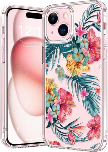 Vista 113 de bicol - Funda protectora a prueba de golpes para iPhone 15 Plus, funda delgada de acrílico transparente y diseños modernos para niña y mujer, 6.7