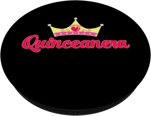 Vista 2 de Quinceanera Mis Membrillo regalo 15 cumpleaños niñas Quinceañera PopSockets intercambiables PopGrip