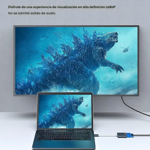 Vista 6 de BENFEI Adaptador USB C a DVI, adaptador tipo C a DVI [compatible con Thunderbolt 3/4] con iPhone 15 Pro/Max, MacBook Pro/Air 2023, iPad Pro, iMac