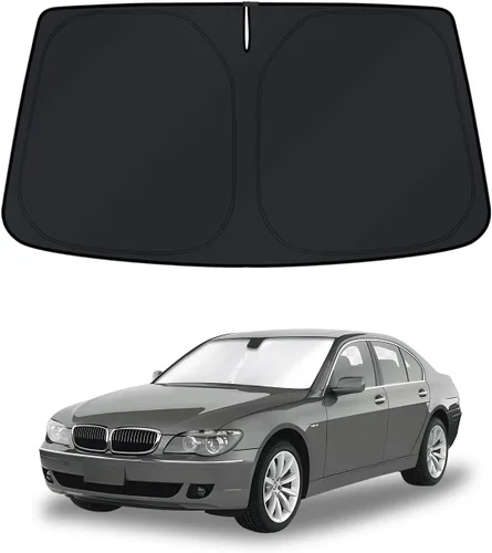 Vista 136 de KUST Parasol para parabrisas para BMW X1 F48 2016, 2017, 2018, 2019, 2020, 2021, 2022, accesorios de ajuste personalizado, parasol plegable