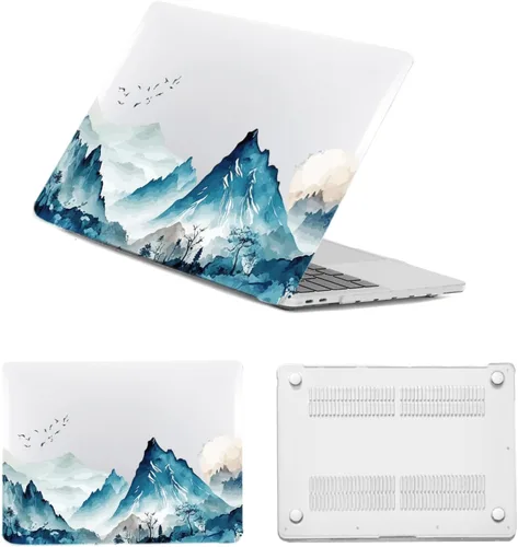 Vista 26 de Funda para MacBook Air de 15 pulgadas M5 M4 M3 M2 2026 2025 2024 2023 modelo A2941 A3114 A3241 A3448 con pantalla Retina, carcasa rígida resistente