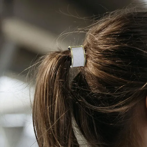 Vista 9 de KALLORY 6 piezas de cola de caballo para el cabello, con diamantes de imitación, ligas elásticas para el cabello, accesorios para el cabello