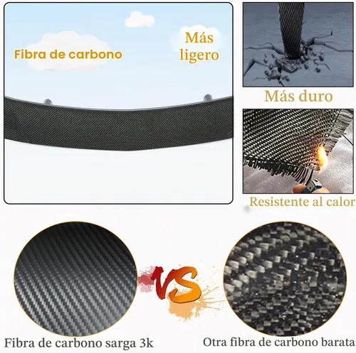 Vista 4 de Alerón trasero de fibra de carbono real para Chevrolet Corvette C8 2020-2025 2-Puertas Alerón trasero de ala alta de fábrica Outlet