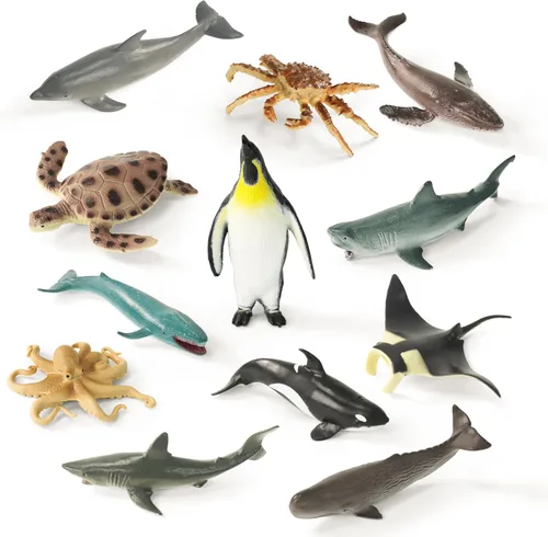 Vista 10 de RECUR Figuras de animales de gatos y perros, figura en miniatura para tartas, 100% pintada a mano, mini figura de mascotas para niños, 12