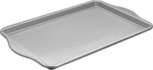 Vista 2 de CUISINART CMHB-15BS - Bandeja antiadherente para hornear, 15 pulgadas, color plateado