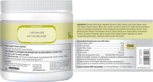 Vista 8 de Four Paws Healthy Promise Pre y probióticos para gatos masticables suaves 90