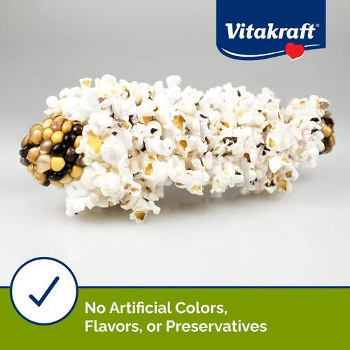 Vista 7 de Vitakraft Mini Pops Treat para animales pequeños, mazorca de maíz 100% real, apoya dientes sanos, 6 onzas