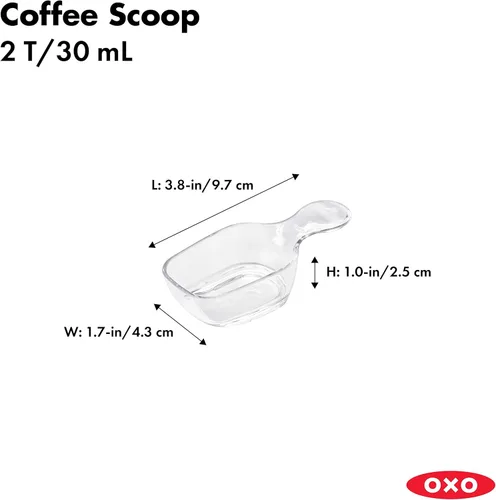 Vista 4 de Nivelador., Cucharas de café, Transparente