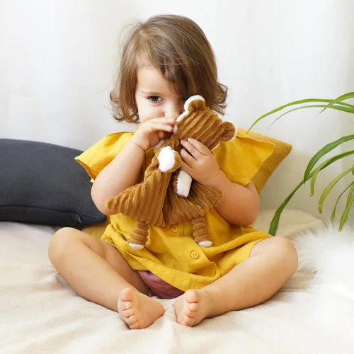 Vista 2 de LES DÉGLINGOS Deglingos Baby Speculos - Peluche de tigre