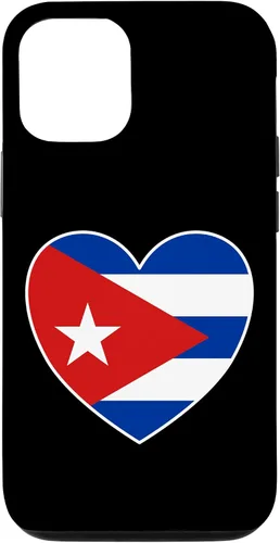 Vista 27 de iPhone 13 Pro Max I Heart Cuba - Divertida funda con bandera cubana