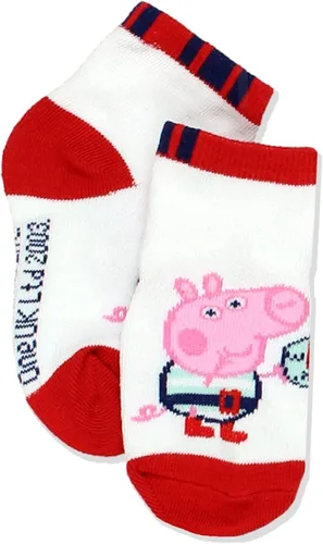 Vista 4 de Peppa Pig George - Juego de 6 calcetines para niños pequeños