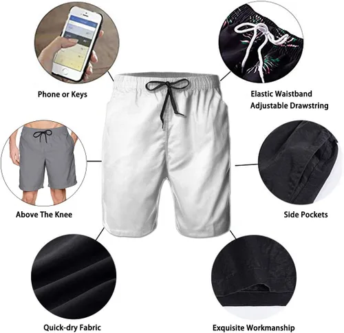 Vista 2 de YongColer Traje de baño para hombre, traje de baño de secado rápido (gótico gotik gótico melancolía para mujeres y niñas), Golden Retriever perro