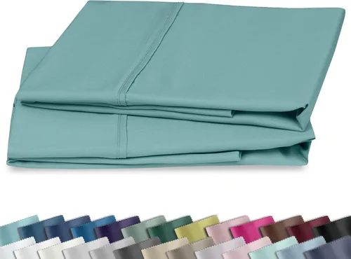 Vista 19 de Fundas de almohada de algodón de 400 hilos 01-Blanco