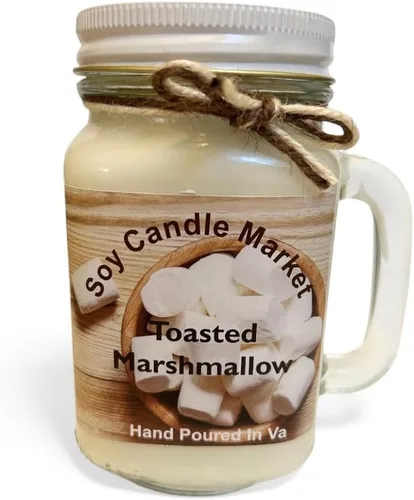 Vista 95 de Velas perfumadas de soja Velas hechas a mano y altamente aromáticas que queman hasta 85 horas en tarro de cristal, perfectas para decoración