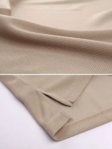 Vista 6 de MAGCOMSEN Camisas polo para hombre, 3 botones, secado rápido, manga larga, tácticas, camisa de golf