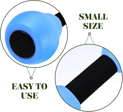 Vista 6 de STOBAZA 2 mancuernas ajustables para mujer y ligeras para deportes acuáticos, pesas de fitness para piscina, aeróbicos, entrenamiento de fuerza