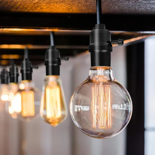 Vista 7 de Venforze Reemplazo de enchufe de lámpara de 3 vías, base E26 con certificación UL, perilla giratoria para ajustes de luz baja-media-alta, piezas