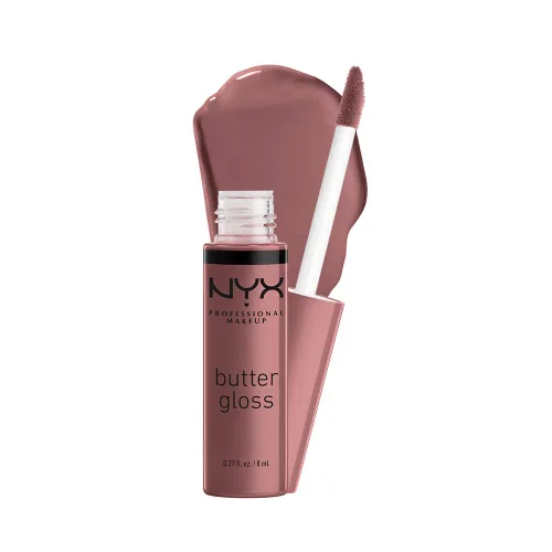 Vista 44 de NYX MAQUILLAJE PROFESIONAL Brillo de mantequilla, brillo de labios no pegajoso, - Eclair (rosa)