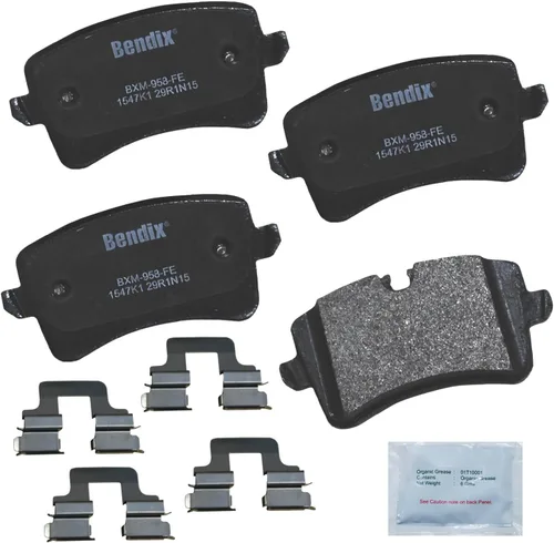 Vista 244 de Bendix Priority1 CFC154 - Juego de pastillas de freno de disco para Avanti II, Century, LeSabre, Regal, Riviera, chasis comercial, DeVille