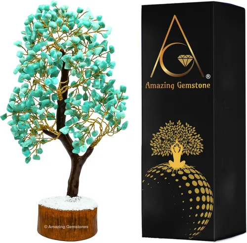 Vista 27 de Árbol de la vida con múltiples piedras preciosas naturales curativas de primera calidad, bonsái de Feng Shui, para decoración del hogar y la oficina