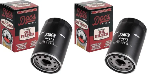 Vista 9 de Doc's Diesel Filtro de aceite D4872 Compatible con Ford 7.3L Powerstroke 1994-2003 Sustituye a FL1995