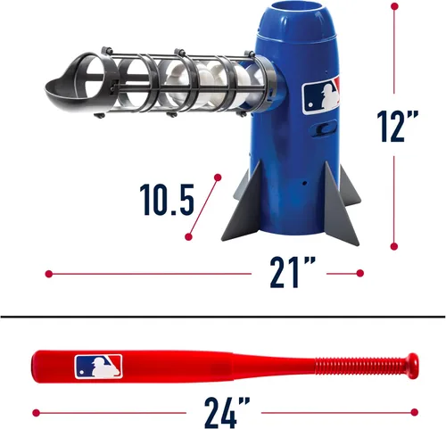 Vista 3 de Franklin Sports Pop Rocket Baseball Hitting Training Aid