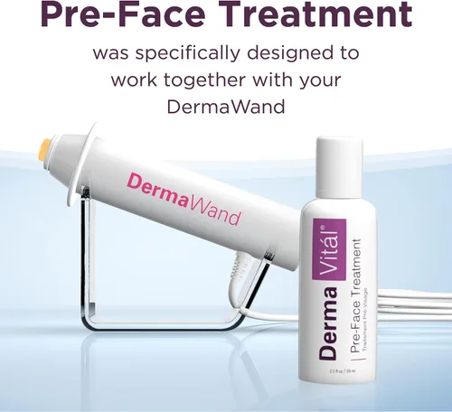 Vista 6 de DermaVital Preface Treatment by DermaWand - Crema hidratante facial, crema antienvejecimiento con manzanilla y aloe, reduce la apariencia