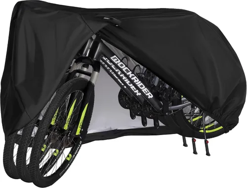 Vista 13 de Puroma Funda para bicicleta impermeable al aire libre, cubierta de bicicleta para lluvia, sol, rayos UV, polvo, viento, con agujero de bloqueo
