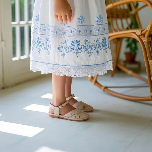 Vista 74 de THEE BRON Sandalias cómodas para niñas, zapatos para niños, sandalias rellenas
