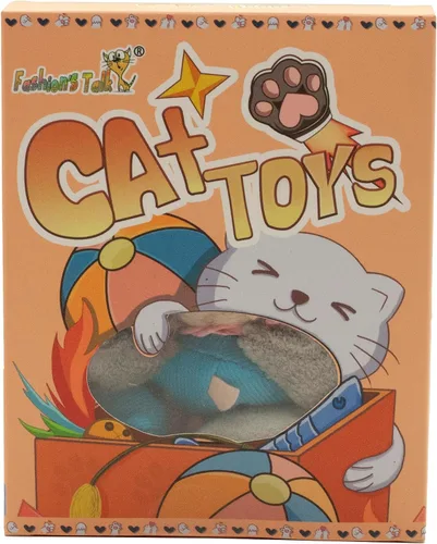Vista 7 de Fashion's Talk Juguete de Ratones para Gatos Paquete de 18 Juguetes de Ratones de Felpa Rellenos de Hierba Gatera para Gatos de Interior - Diseño