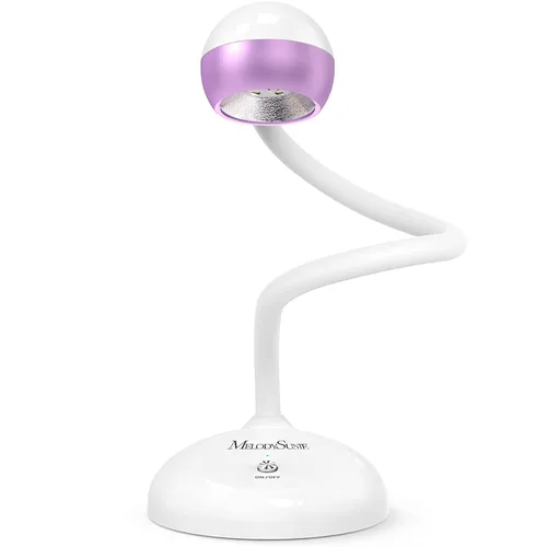 Vista 9 de MelodySusie Lámpara de uñas UV inalámbrica con cuello de cisne con ángulo de luz ajustable, S-Pro09M 2 en 1, recargable, secado rápido, seca todos
