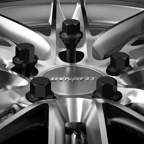 Vista 7 de Dynofit - Tornillos de rueda OEM de 12 x 1.25, 20 piezas ET de 0.748 in hexagonal de 1.102 in compatibles con Jeep Compass 2018-2024 Cherokee Negro