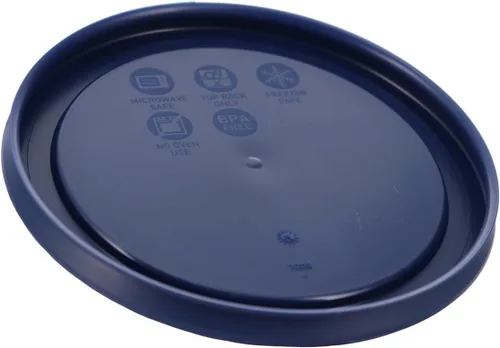 Vista 5 de Pyrex 7200-PC Tapas de Almacenamiento Redondas Azul Oscuro de 2 Tazas - Tapas Pyrex Originales Genuinas - Paquete de 2