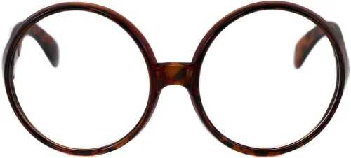 Vista 2 de Flawless Eyewear Gafas de ojos redondas y transparentes con montura gruesa y diseño vintage de inspiración XXL