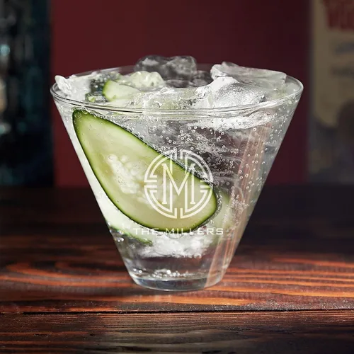 Vista 9 de Vasos de Martini sin tallo personalizados - Copa de Martini personalizada